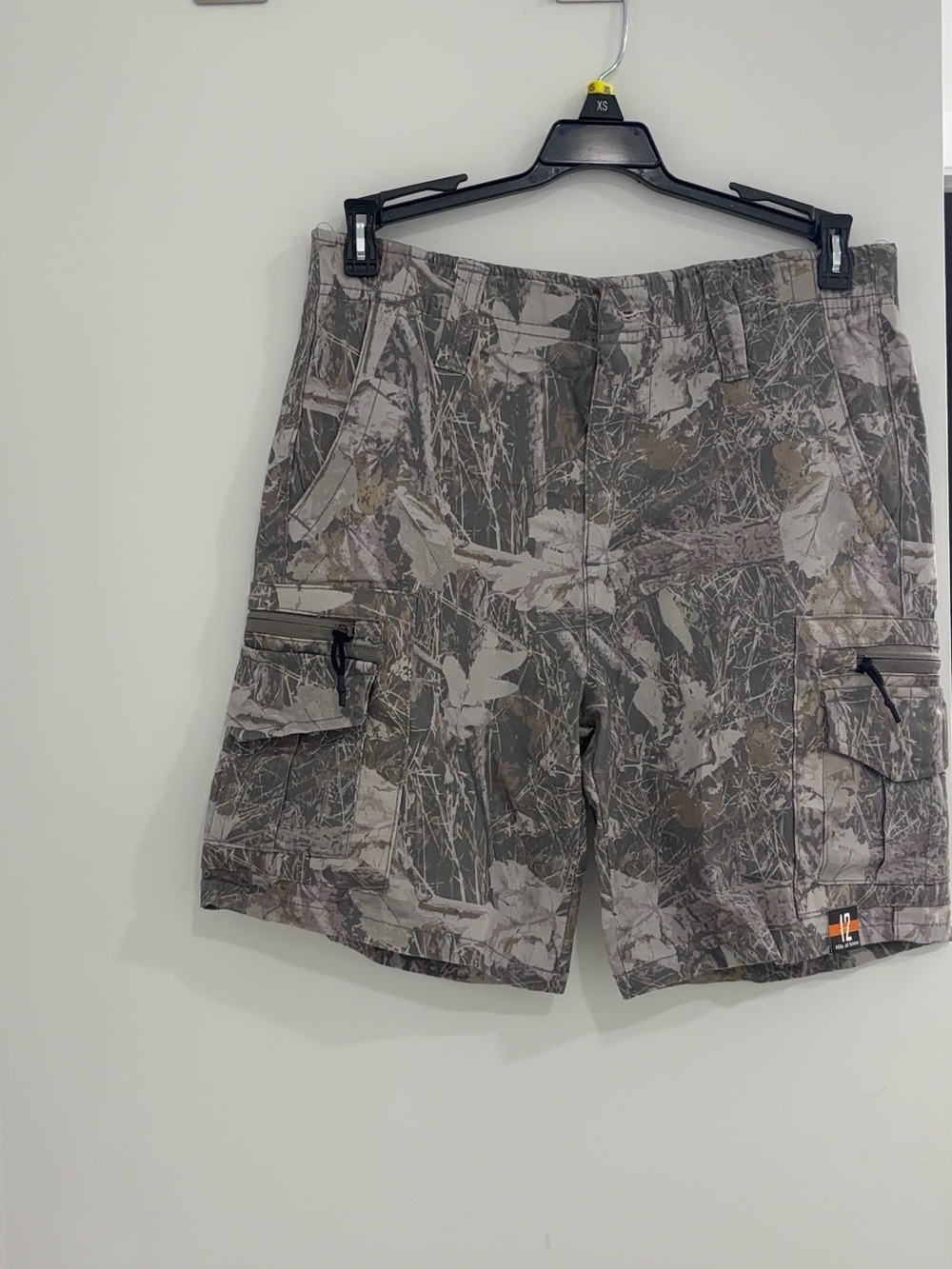 Boy's Cargo Shorts in Gray Camo - Outdoor Utility Style